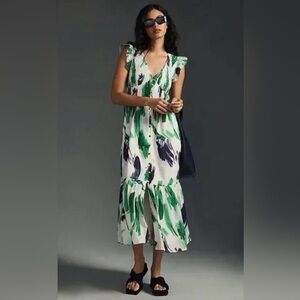 Anthropologie The Peregrine Midi Dress